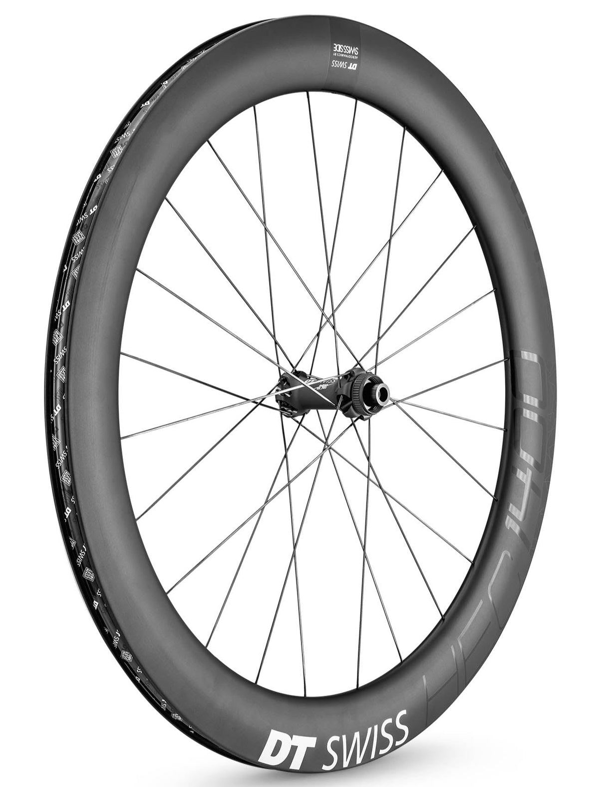 DT Swiss HEC 1400 SPLINE db 62 Vorderrad 28" | Carbon | 12x110 mm Steckachse | Center Lock | E-Bike / Road / Gravel