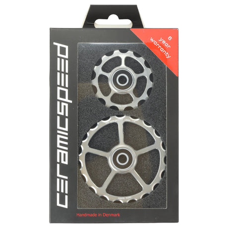 CeramicSpeed Ersatz Schaltwerkröllchen OSPW 13/19 Zähne silber - RAAAD.de