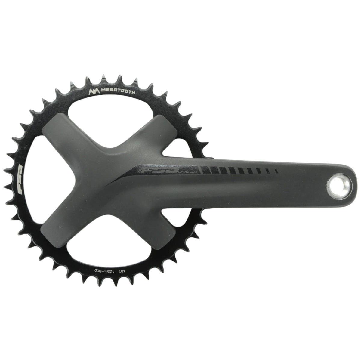 FSA Kurbel 1X Omega 19 mm Achse 175 mm 40T Kettenblatt (10/11 - fach) - RAAAD.de