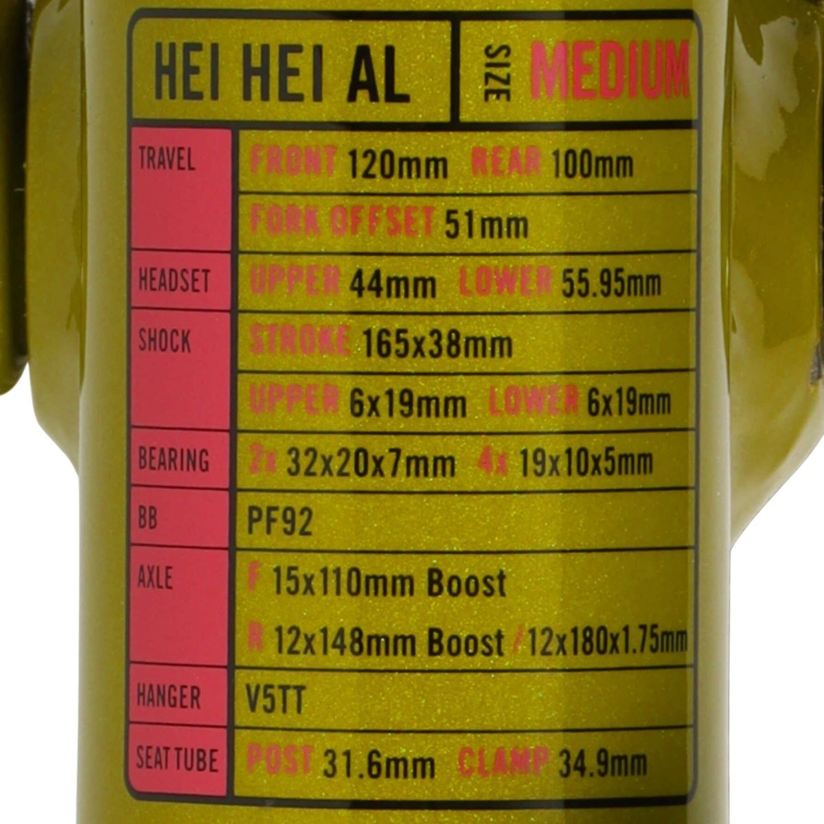 Kona Hei Hei AL Rahmen 29" | MTB Fully XC/Trail 120/100 mm | Olive | Modell 2021/22 - RAAAD.de