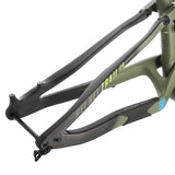 Kona Hei Hei Trail CR Carbon Rahmen 27,5" | MTB Trail Fully 140 mm | Olive | Modell 2018 | Größe XS - RAAAD.de