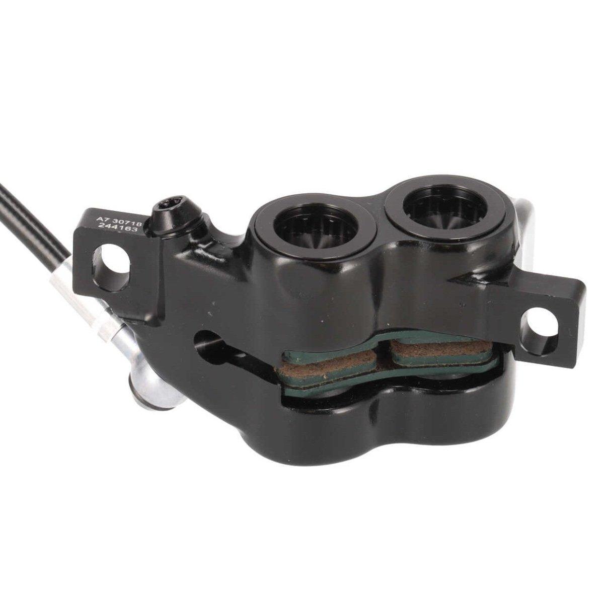 NYK Zoom HB-876 Hydraulische Scheibenbremse – 4-Kolben-Set Für MTB/BMX, 800 & 1400 Mm Schlauch, Inkl. Mineralöl