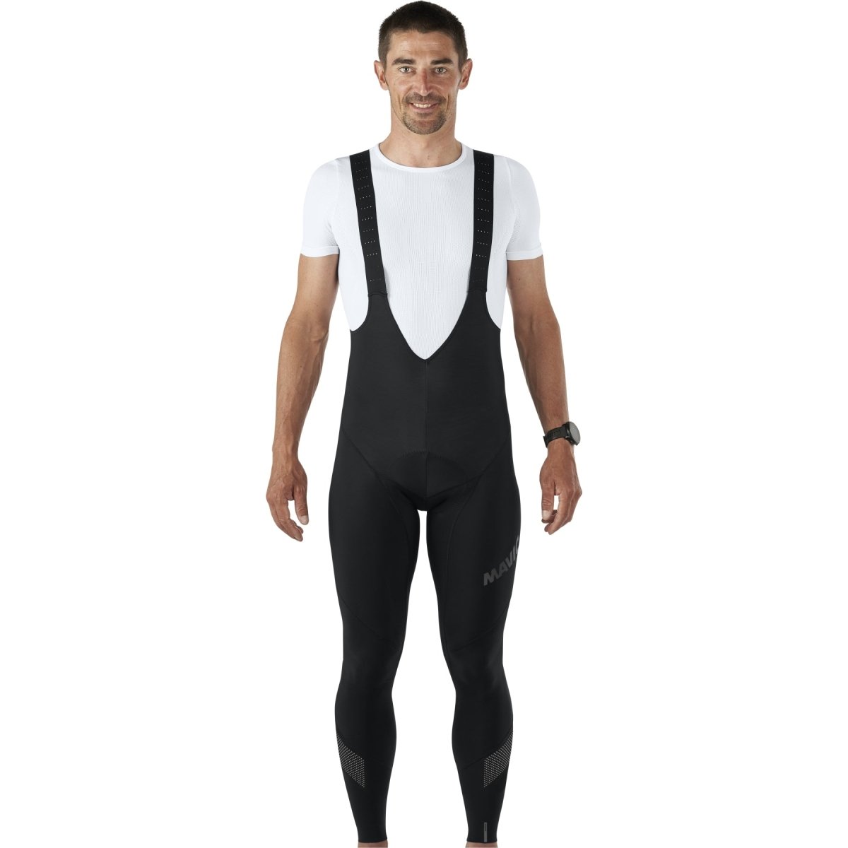 Mavic Essential Thermo Men Bib Tight | lange Radhose mit Trägern | Männer | Schwarz | Größe S - RAAAD.de