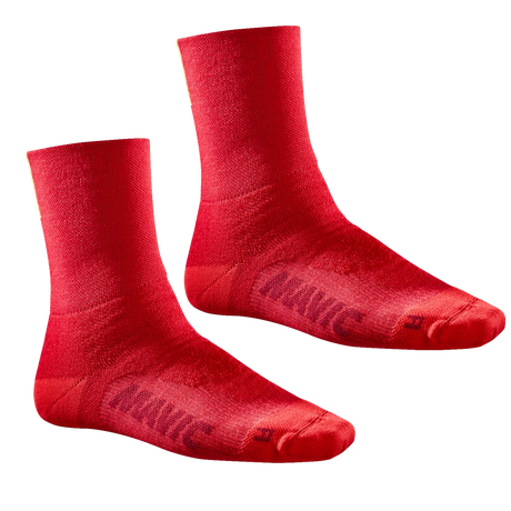 Mavic Essential Thermo Socken | rot | EU 35–38 | Fahrradsocken für den Winter | warm & atmungsaktiv - RAAAD.de