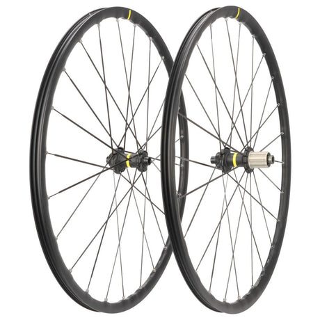 Mavic Ksyrium Elite UST Laufradsatz 28" | Steckachse 12x100 / 12x142 mm | Centerlock | Shimano HG | schwarz matt (B - Ware) - RAAAD.de