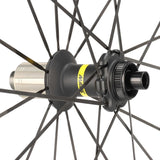Mavic Ksyrium Elite UST Laufradsatz 28" | Steckachse 12x100 / 12x142 mm | Centerlock | Shimano HG | schwarz matt (B - Ware) - RAAAD.de