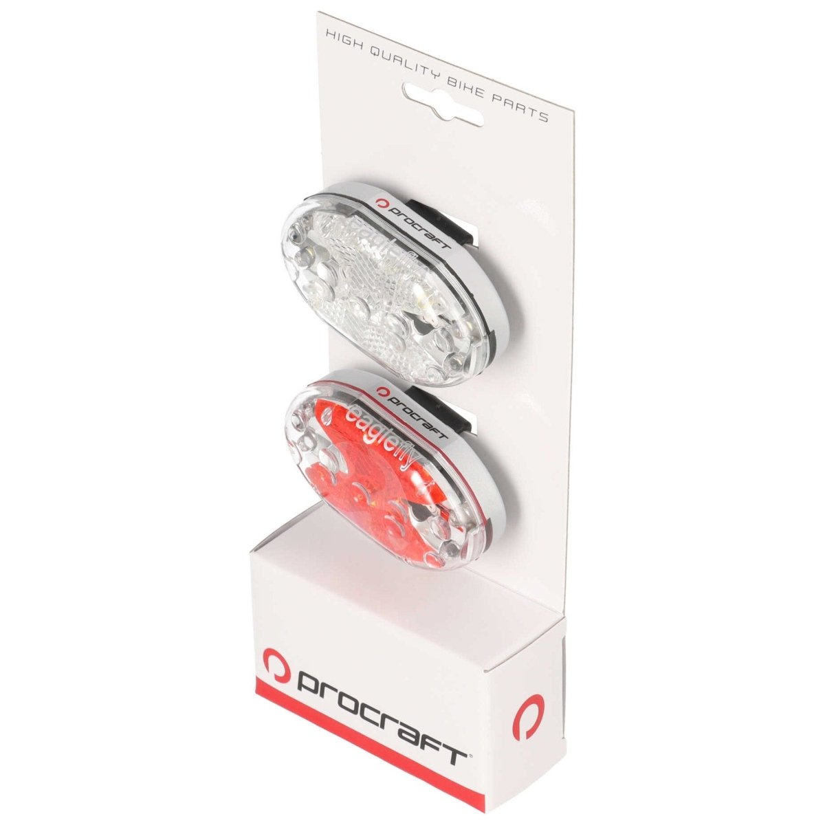 Procraft Ultra Bright LED Beleuchtungsset | für Fahrradanhänger, Bekleidung & Rucksack | hohe Sichtbarkeit - RAAAD.de