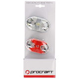 Procraft Ultra Bright LED Beleuchtungsset | für Fahrradanhänger, Bekleidung & Rucksack | hohe Sichtbarkeit - RAAAD.de