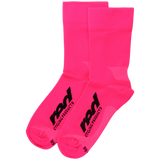 Red Cycling Race Socks high neon pink Fahrradsocken (Größe 39 - 42) - RAAAD.de