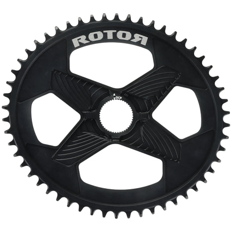 ROTOR Kettenblatt 1X oval Q - Ring DM 54 Zähne schwarz - RAAAD.de