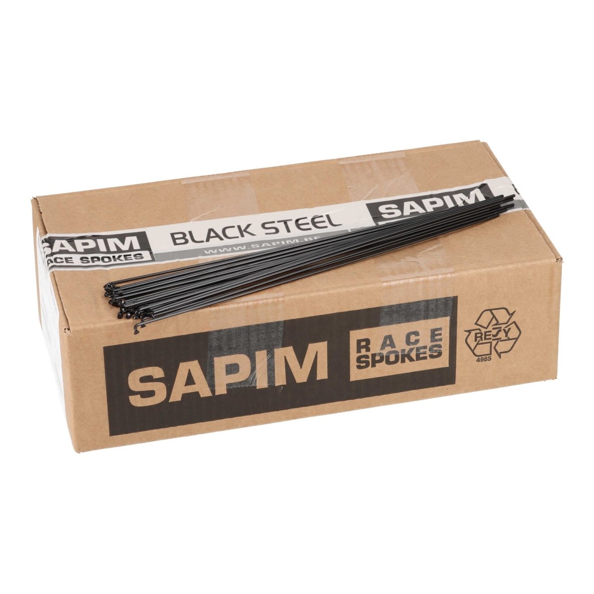 Sapim Speichen 284 mm J - Bend 14G (2.0 mm) | schwarz | 1500 Stück | Edelstahl | für MTB / Rennrad / E - Bike Laufräder - RAAAD.de