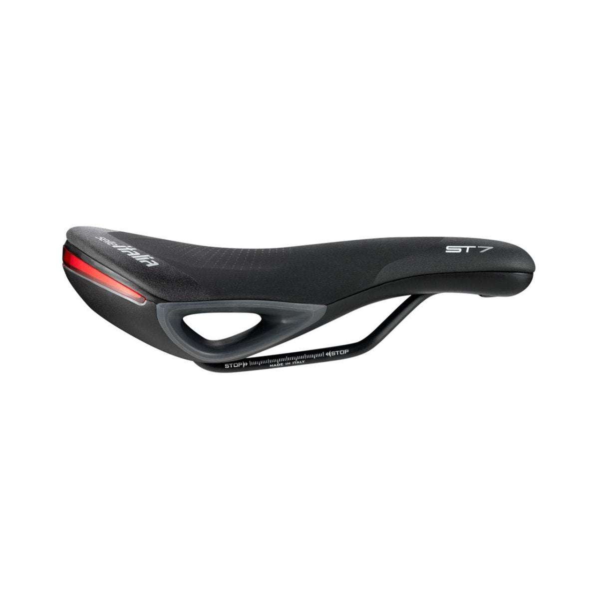 Selle Italia ST7 Superflow Sattel Reflektoren Trekking/City Schwarz - RAAAD.de