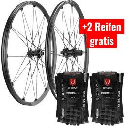 SET! Crankbrothers Iodine 2 Laufradsatz 29" + ONZA Aquila Reifen 29x2.50" | Boost 15x110 / 12x148 mm | 6-Loch | Tubeless Ready | Shimano HG