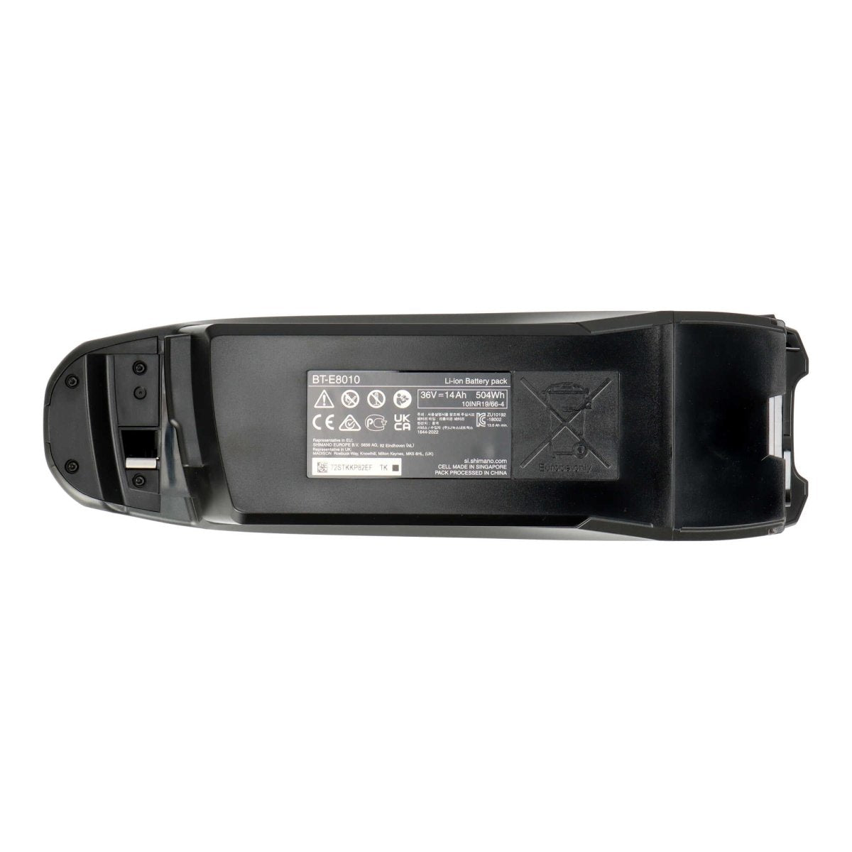 Shimano Steps Akku BT - E8010 | 504 Wh | E - Bike Batterie | für Rahmenmontage | Li - Ion | schwarz - RAAAD.de