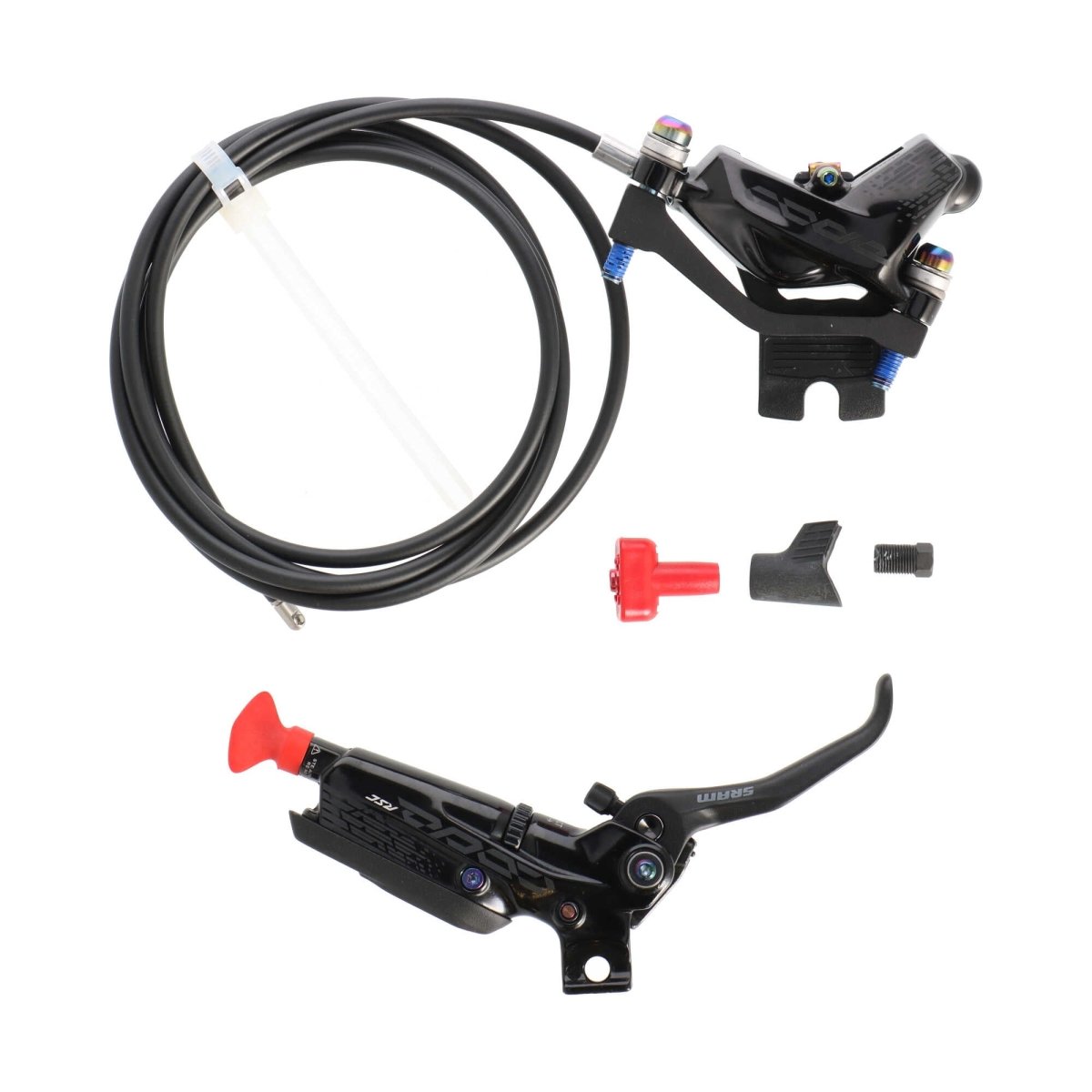 SRAM Code RSC Scheibenbremse Rainbow hinten (1700 mm Leitung