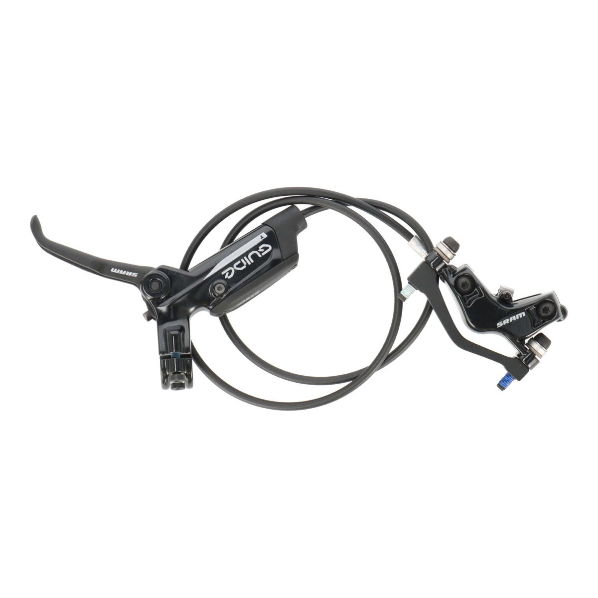 SRAM Guide T Scheibenbremse vorne | 4 - Kolben | 850 mm Leitung | inkl. 20 mm Postmount Adapter | schwarz - RAAAD.de