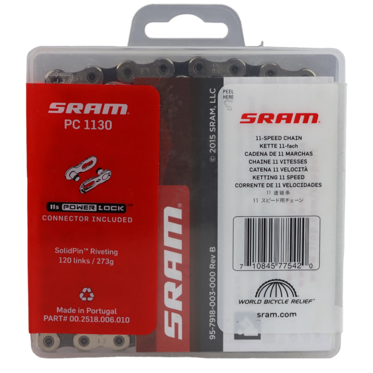 SRAM Kette PC - 1130 120 Glieder PowerLock (11 - fach) - RAAAD.de