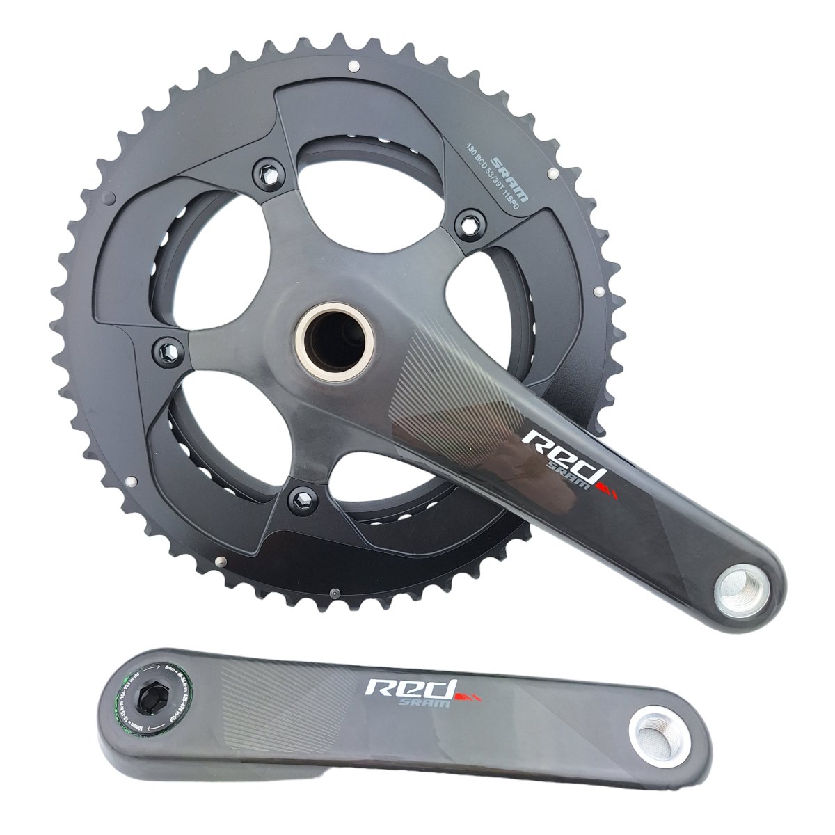 SRAM RED GXP Kurbel Carbon 39/53 Zähne 172,5 mm (2x11-fach) - RAAAD.de