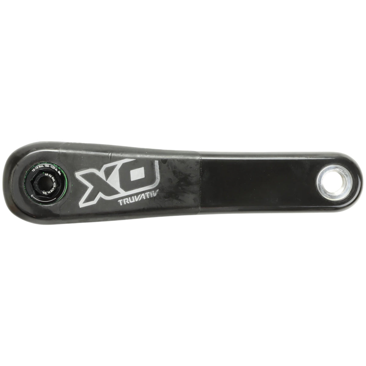 SRAM X0 DH Kurbelarm links GXP 175 mm Carbon schwarz silber - RAAAD.de