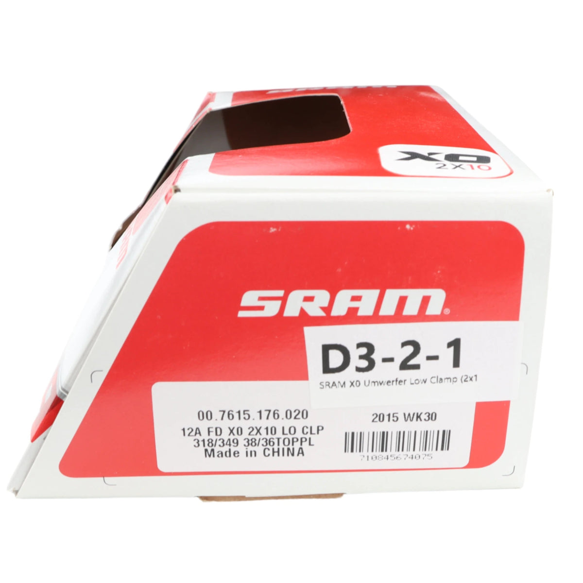 SRAM X0 Umwerfer Low Clamp Schelle Top Pull (2x10-fach) - RAAAD.de