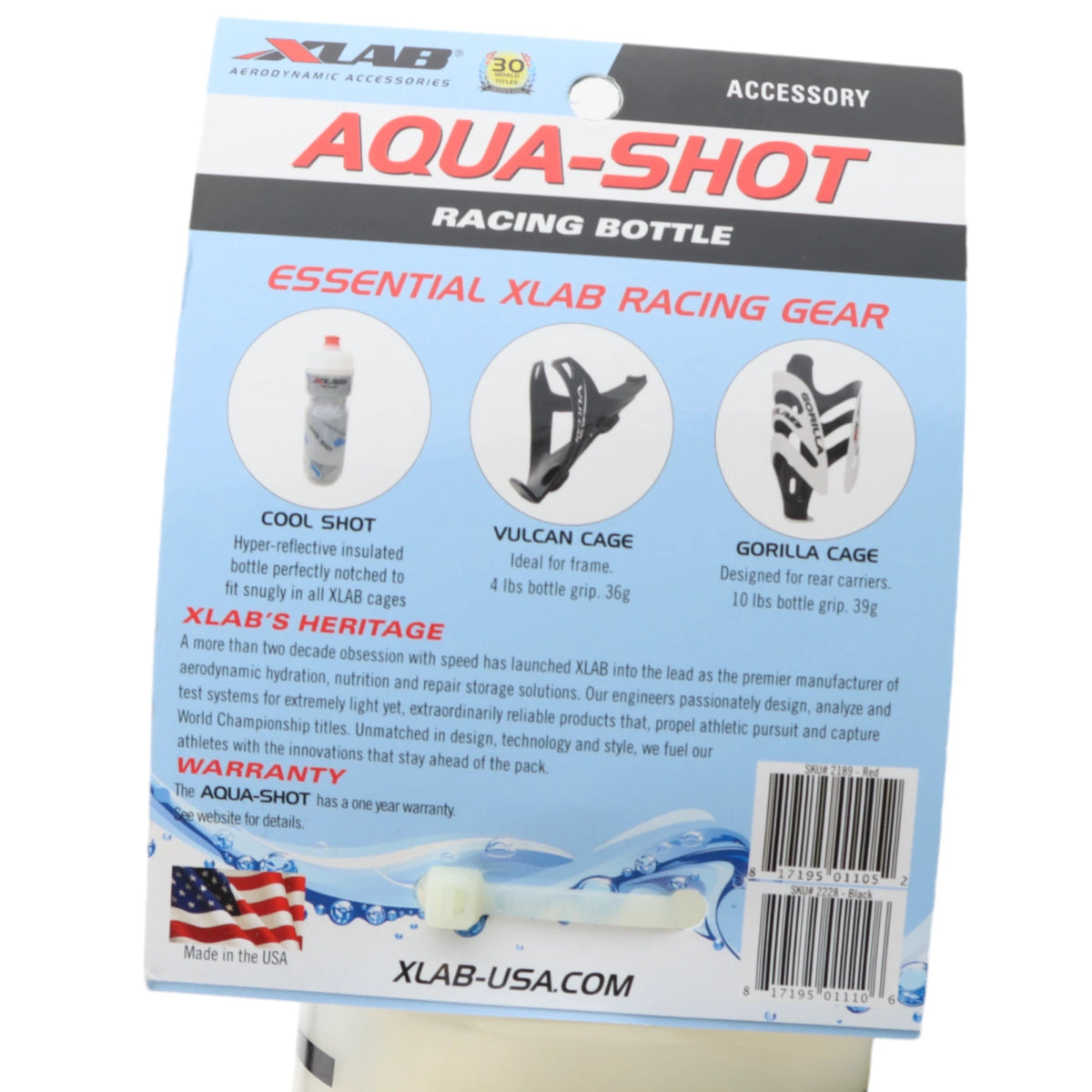 XLAB Aqua Shot Trinkflasche 750 ml - RAAAD.de