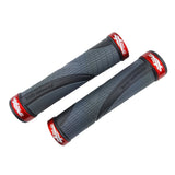 XLC Mountainbike Griffe high grip Lock-on schwarz rot - RAAAD.de