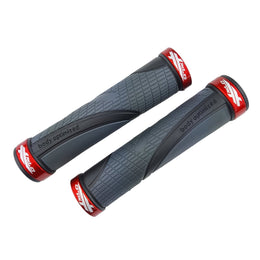 XLC Mountainbike Griffe high grip Lock-on schwarz rot