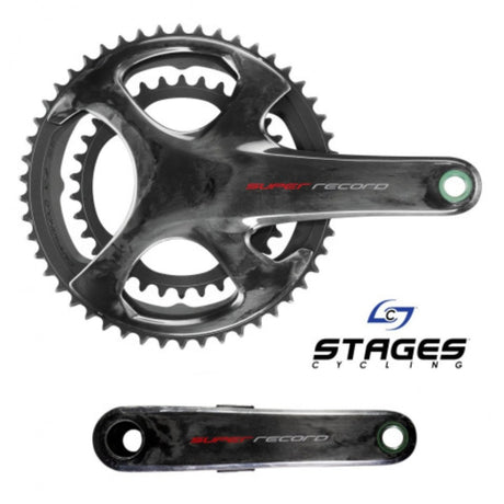 Campagnolo SuperRecord Carbon Kurbel 12-fach + STAGES Powermeter - RAAAD.de