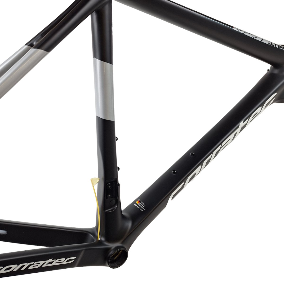 Corratec Rennrad Rahmen Carbon CCT Team PRO Disc schwarz (Größe 54 cm/M) - RAAAD.de