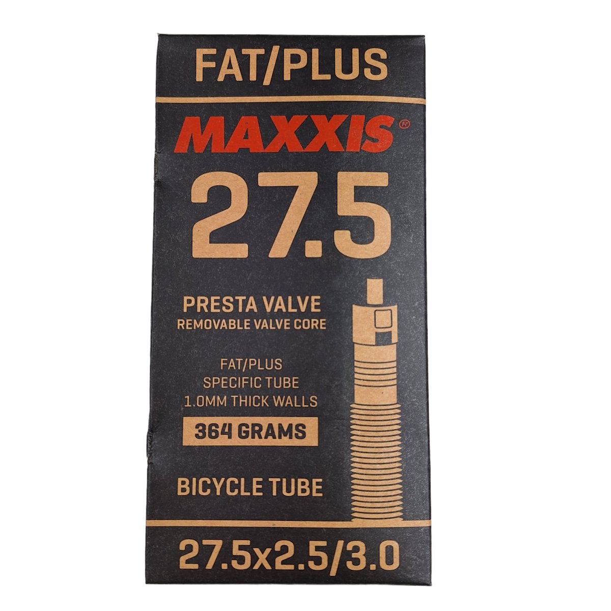 Maxxis Schlauch Fat/Plus MTB 27,5x2.5/3.0 Zoll Presta (französisches Ventil) - RAAAD.de