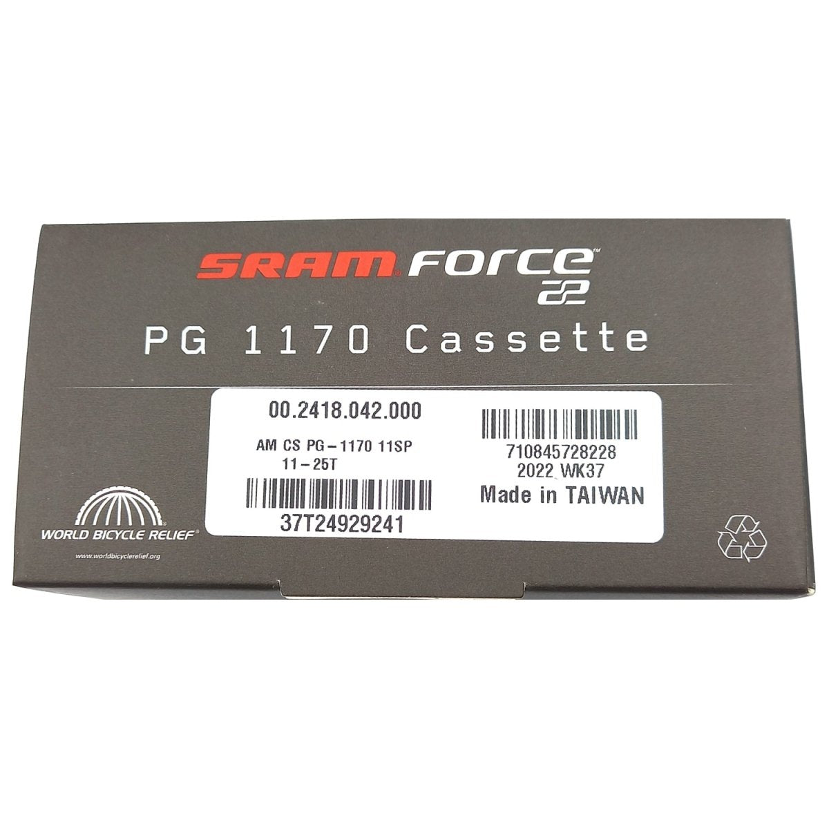 SRAM Force Kassette PG-1170 11-25 Zähne (11-fach) - RAAAD.de